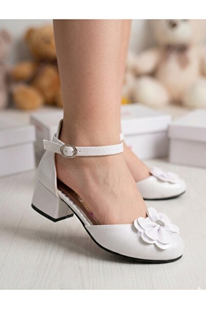 patik ayakkabı Stylish Girls' High Heels with Thick Heel