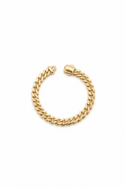 Balenbi Jewelry Women's Gold Color Thick Gourmet Chain Anti-Tarnish Steel Bra...