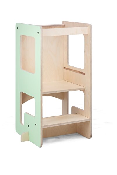 MAMATOYZ Turn de invatare multifunctional Kule Flip, Natur,