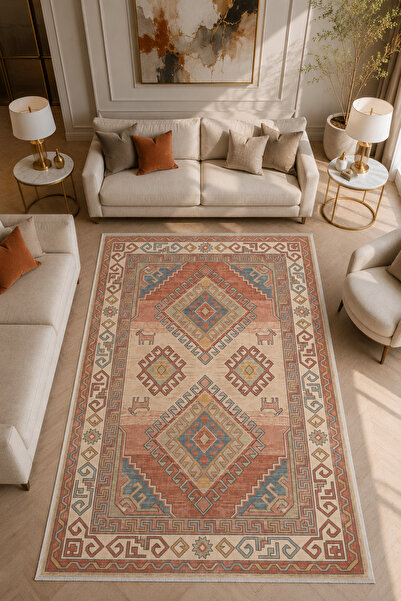Cos.kim Decorative Carpet Non-Slip Base Stain-Resistant Washable Rug Custom S...