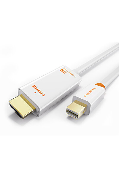 Cabletime καλώδιο HDMI σε Mini DisplayPort CT-03G, 1080p, 1.8m, λευκό