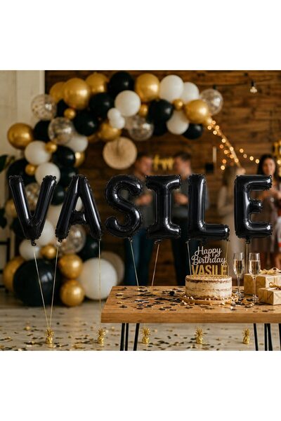 Flippy Baloane Folie Metalizate, Flippy, Set VASILE, Heliu sau Aer, Pai inclu...