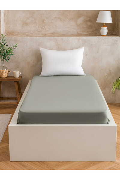 LC Waikiki Nevavm Single Person Elastic Bed Sheet with Difference in Thickness
