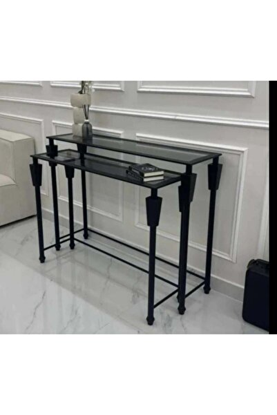 Tables Modern Entryway Console Set – Elegant Design by Tudo (Set of 2)