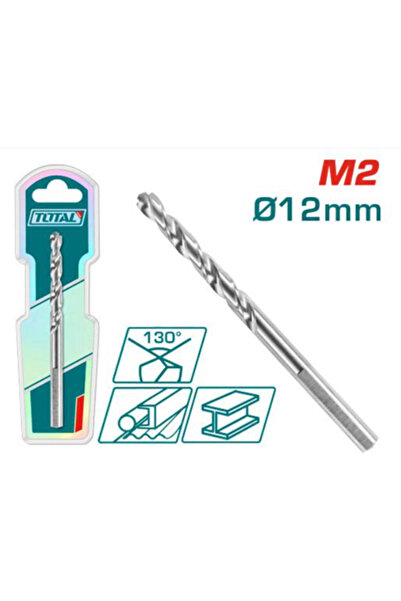 TOTAL - BURGHIU PENTRU METAL M2 HSS - 12X151MM (INDUSTRIAL)