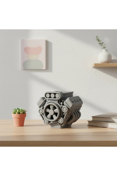 OEM Decorațiune de Perete Design Motor Industrial Imprimată 3D