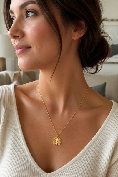 Stelo Forte Clover Lucky Necklace