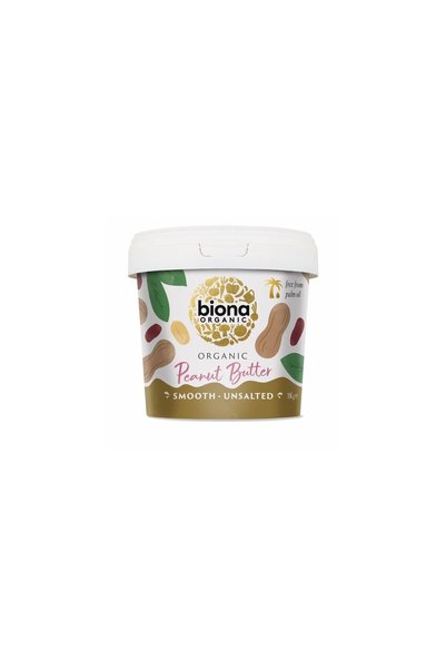 biona Unt de arahide fin, fără sare, bio, 1kg