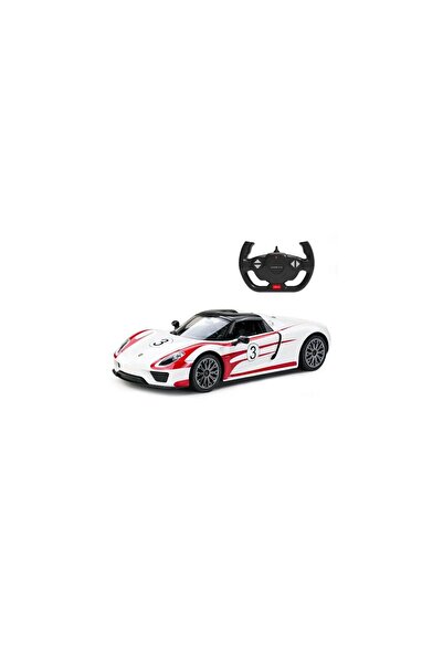 Rastar PORSCHE 918 SPYDER WEISSACH ALB MAȘINĂ CU TELECOMANDĂ 1:14