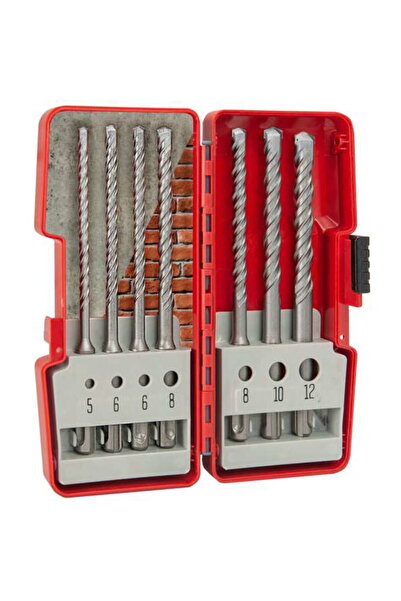 SKIL Red SKIL 2610S01157 set 7 burghie SDS+ pentru ciocan rotopercutor