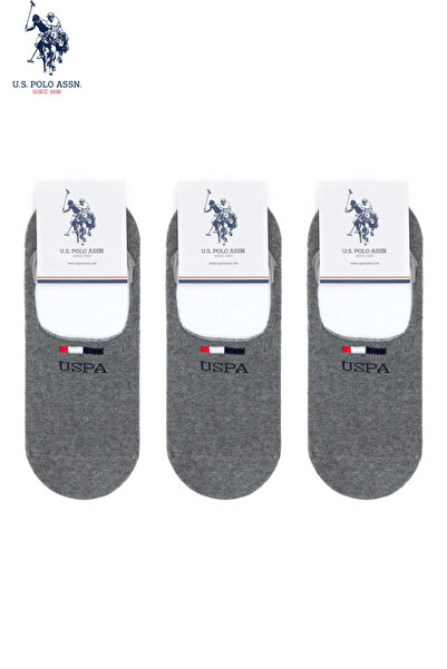 U.S. Polo Assn. 3 ζευγάρια βαμβακερές κάλτσες μπαλαρίνας για καθημερινή χρήση