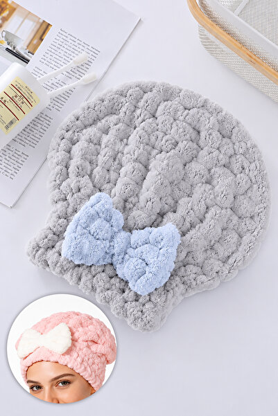 Destpak Elastic Towel Cap - Practical Hair Drying - Towel Cap for Hair - Soft...