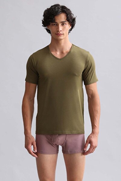 Aytuğ&Mısırlı Egyptian Modal by Tencel Hercules Slim Fit V-Neck Undershirt / ...
