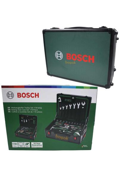 Bosch 119 Parça Hepsi Bir Arada El Aleti Seti – Tekerlekli Çanta 1600A02ZB4