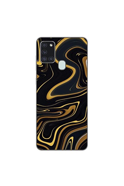 OEM Husa compatibila cu Samsung Galaxy A21s Silicon Gel Tpu Model Acrylic Glow