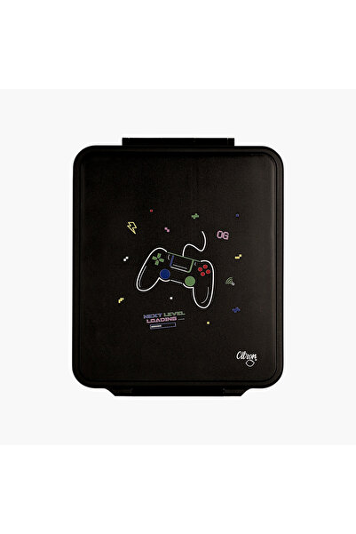 Citron -Lunch Box Gaming 1900Ml With Food Jar 4 Cmprt