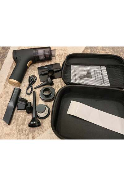 Alayjah Car Portable Vacuum Cleaner Chargeable with Bag