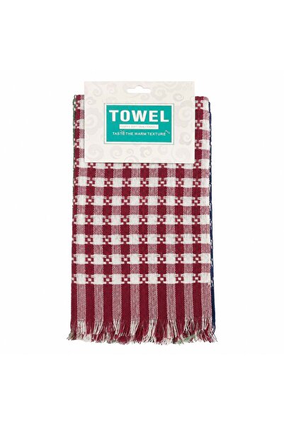 OEM Top Bottom Set of 3 Cotton Kitchen Towels 40x55cm – Absorbent Multicolore...