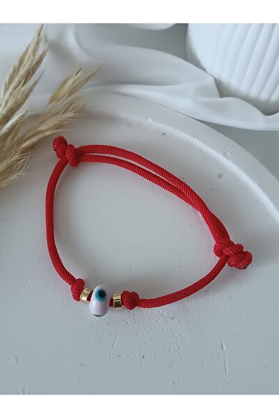 La fee aksesuar Women's Anklet Red String Evil Eye Beaded Adjustable Foot Acc...