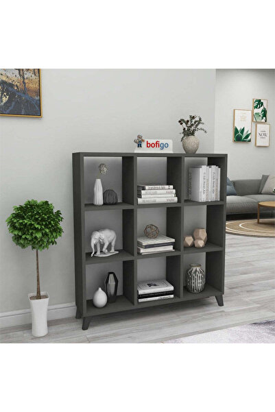 Vivendo Biblioteca Cub cu 9 compartimente si rafturi, etajera carti 100.3 x 8...