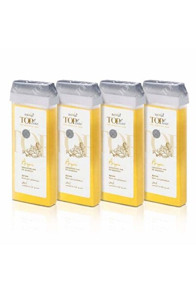 İTALWAX إتال واكس شمع إيطالي للبشرة الحساسة مع زيت الأرغان من إيتال واكس، 4 ق...