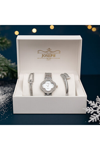 Vivendo Set Ceas Elegant Dama cu Bratari Decorate cu Cristale