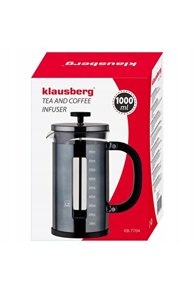 Klausberg Aparat de cafea/ceai cu piston 1000ml KB-7704