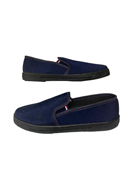 Emek - 01 Unisex Lacivert Keten Ayakkabı