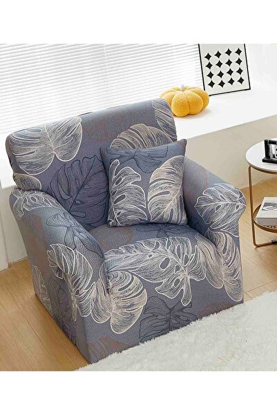 Vivendo Husa fotoliu din bumbac elastic 90-140 cm