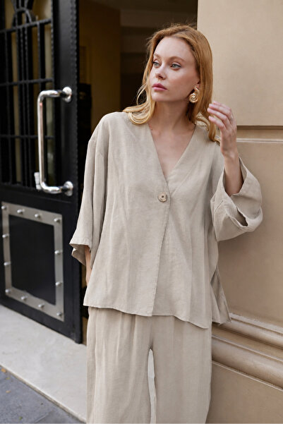 Perry fashion Oversize Draped Double Suit - Modal Fabric