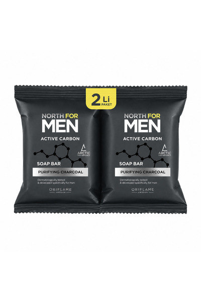 Oriflame North For Men Active Carbon Sabun