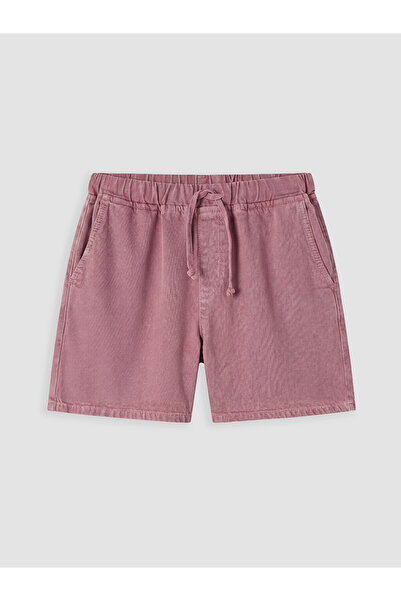 LC Waikiki شورت جينز نسائي من NEVAVM بخصر مطاطي