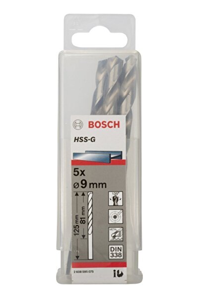 Bosch Hss-g Dın 338 9 Mm Metal Matkap Ucu