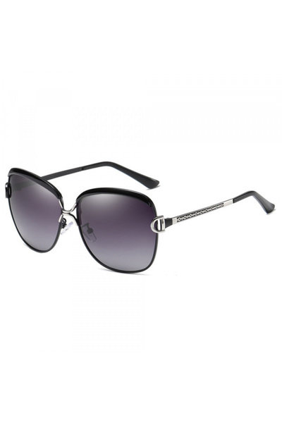 Techsuit Women's Sunglasses 8702, Polarized, UV Protection, Black