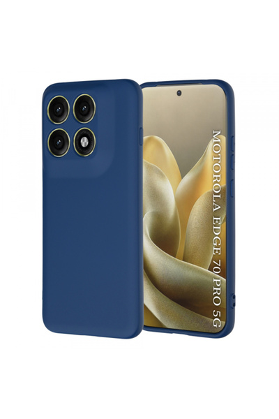 Techsuit Case for Motorola Edge 70 Pro, Techsuit, SoftFlex, Navy Blue