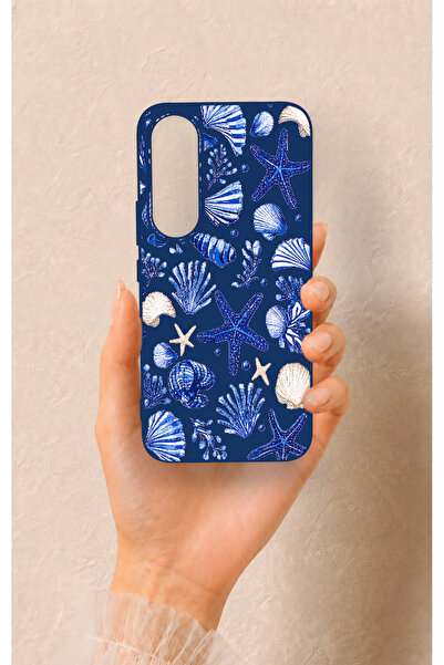 Vip Case Vivo V70 FE 5G Uyumlu Deniz Kabuğu Desenli Silikon Kılıf