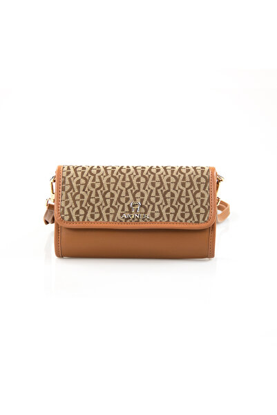 Aigner AG New Vintage-Embossed Flap Chain Bag shoulder bag