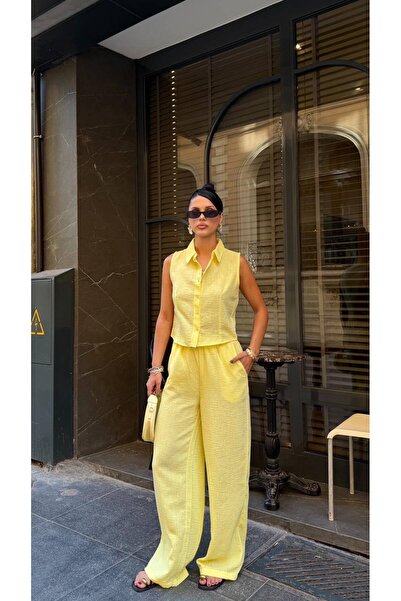 R-Style Vested Linen Set