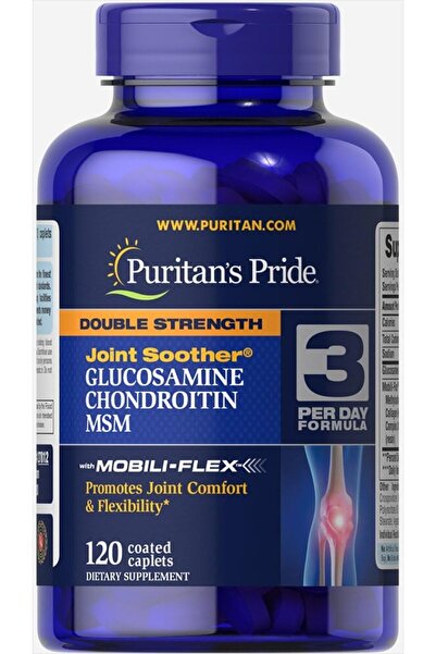Puritan's Pride Glucosamine Chondroitin MSM Joint Soother - 120 Capsules