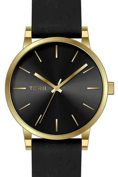 Torii G41BL.BG ceas negru unisex, clasic și la modă