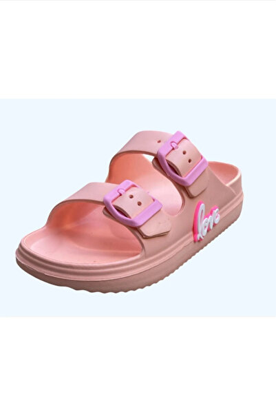 rs riva shoes Момичешки EVA чехли с двойна катарама и детайл  "любов ", леки ...