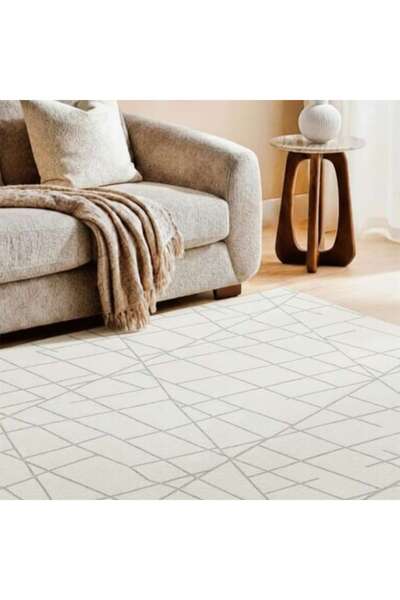 PAN HOME Felan Geometric Rug 160x230cm - Ivory