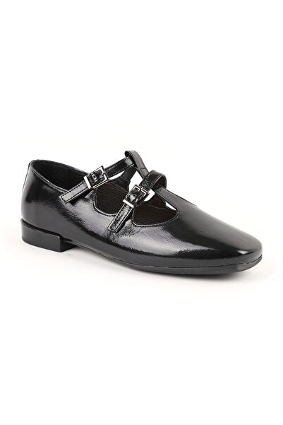 Libero Women's Babet Shiny Patent Leather Double Buckle Mary Jane Stylish Com...