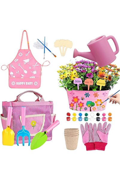 Arabest Kids Gardening Tools, Toddler Garden Tools Set, Fun DIY, Shovel, Rake...