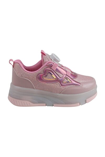 BUCKHEAD Children's Pink Buck4496 Daisy Roller Casual Shoes