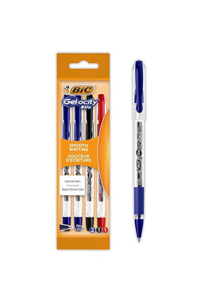 Bic Set 4 pixuri cu gel, Bic, Gel-ocity Stic, 0.5 mm