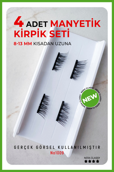 Nera Classy Manyetik Mıknatıslı Kirpik - Maximum Yoğun ve Uzun Manyetik Mıkna...