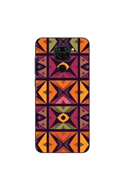 OEM Калъф, съвместим с Xiaomi Redmi Note 9, силиконов гел TPU, с шарка на пле...
