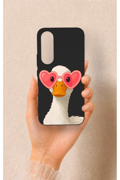 Vip Case Vivo V70 Fe 5g Compatible Lover Duck Pattern Silicone Case