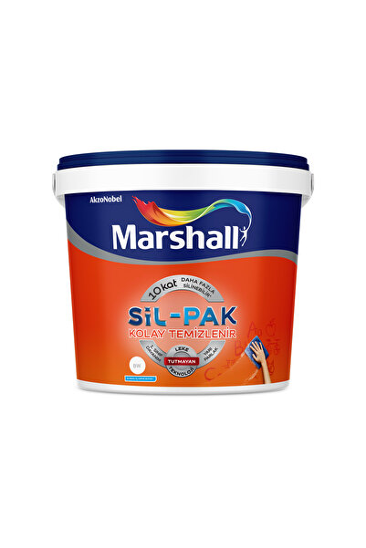 Marshall Sil-pak Silikonlu Silinebilir Yarı Mat Iç Cephe Duvar Boyası 2,5 Lt ...